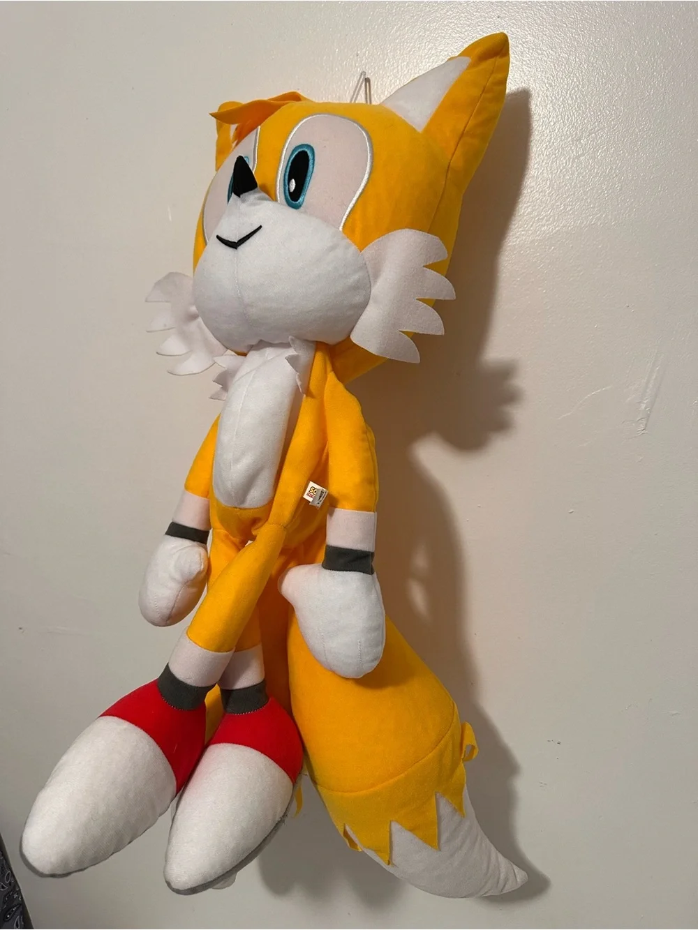 Yellow Fox Plush Cat Toy - Soft Interactive Pet Play Plush